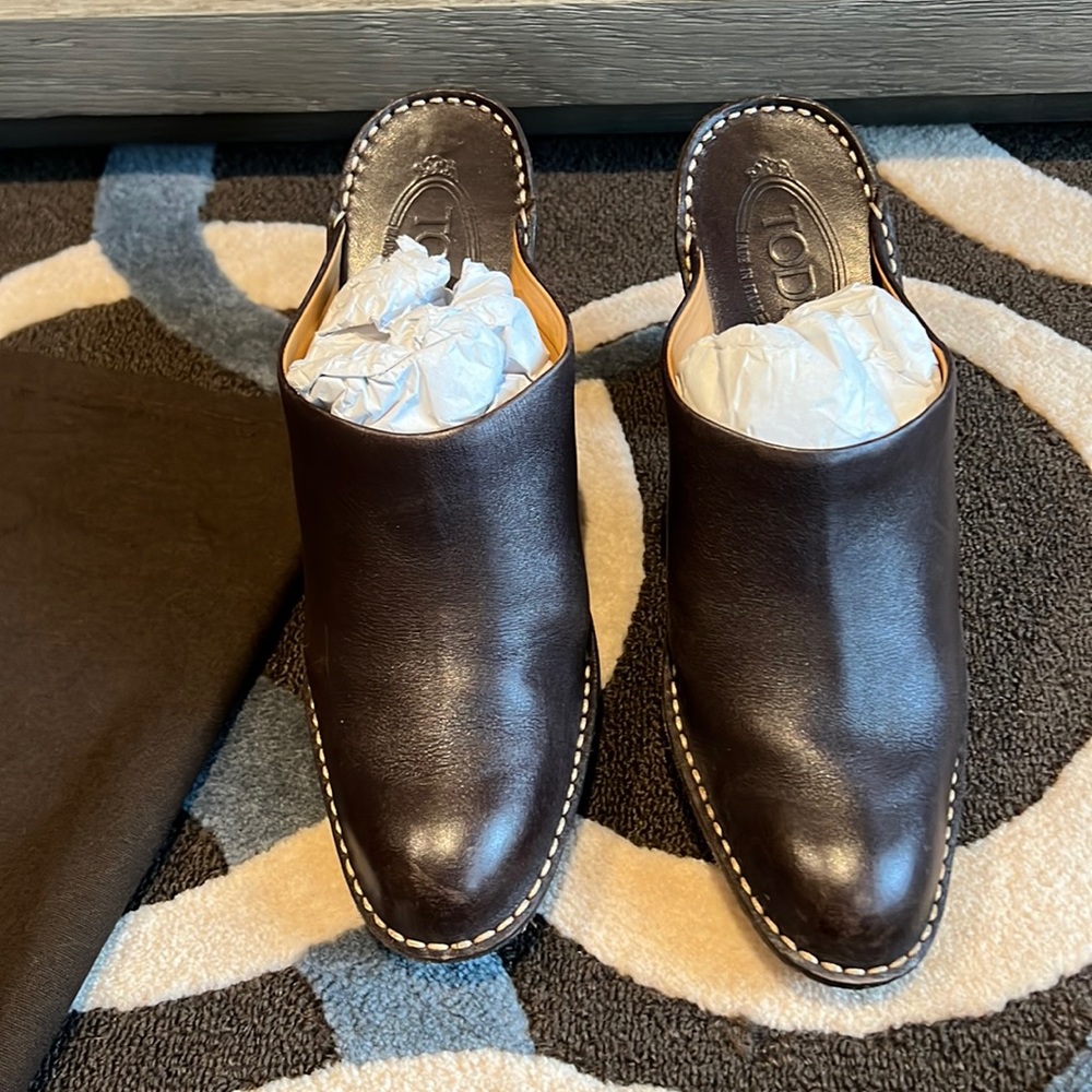 Tod’s High Heel Clogs 10